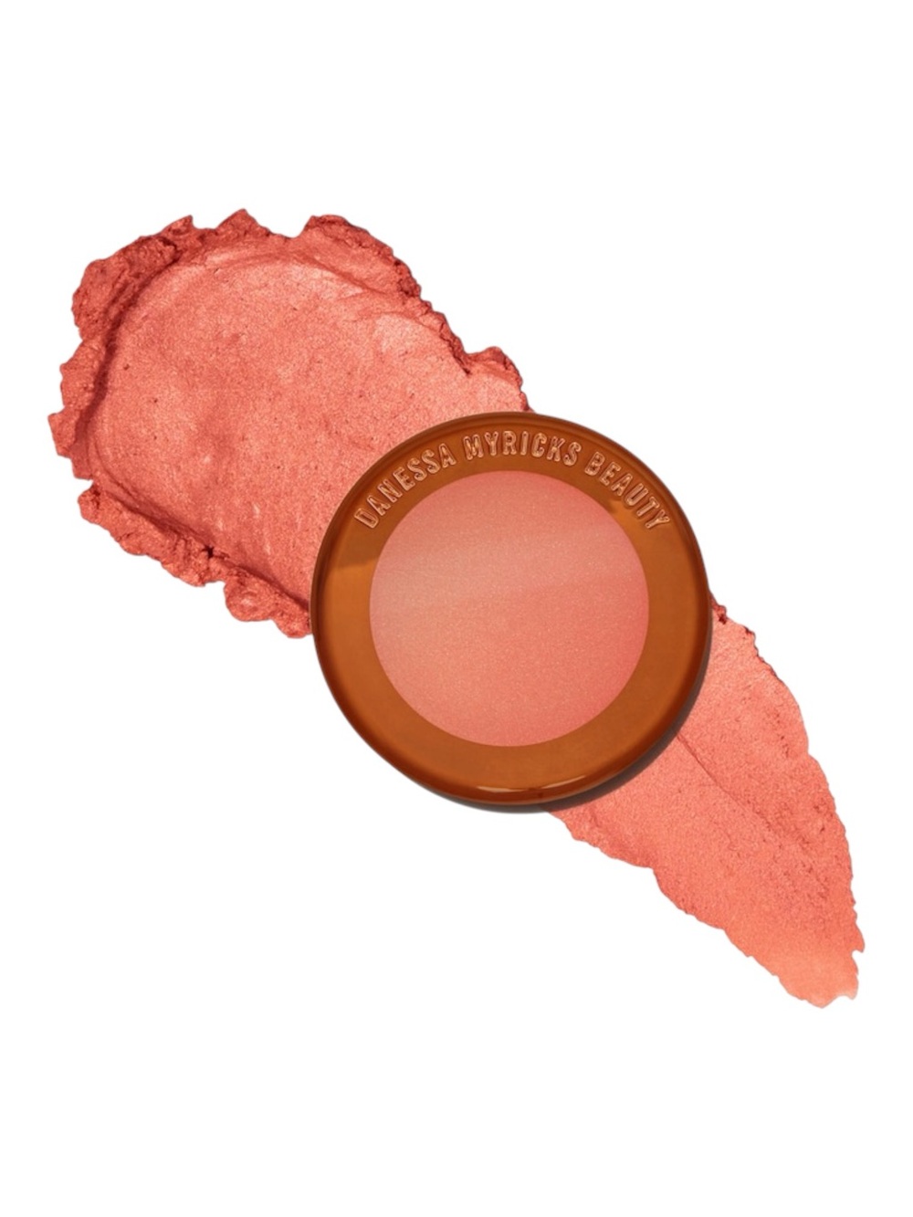 Danessa Myricks Yummy Skin Blurring Balm Powder Lowlighter in Lowkey Peachy Gold